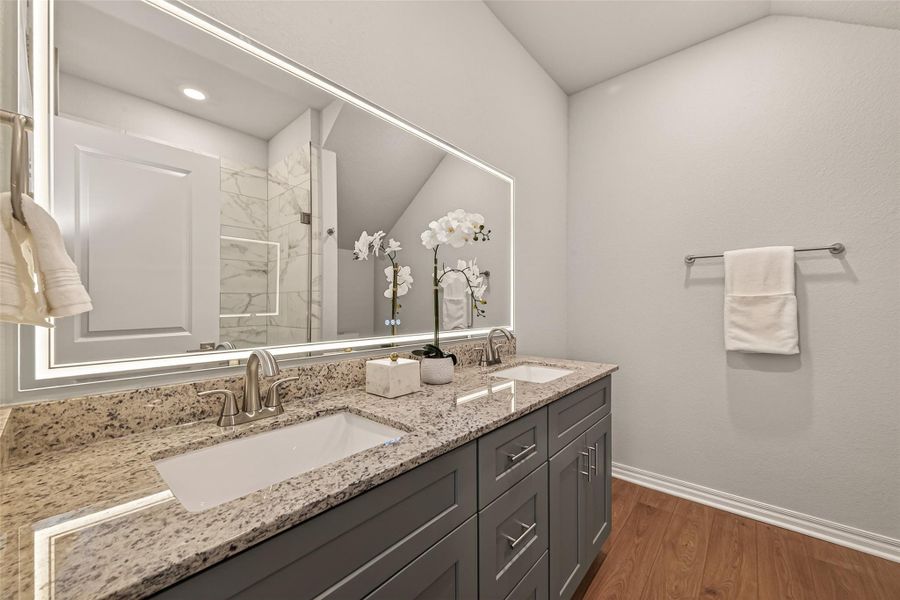 Furnished interior view inside a new home in , Splendora (Image 11).