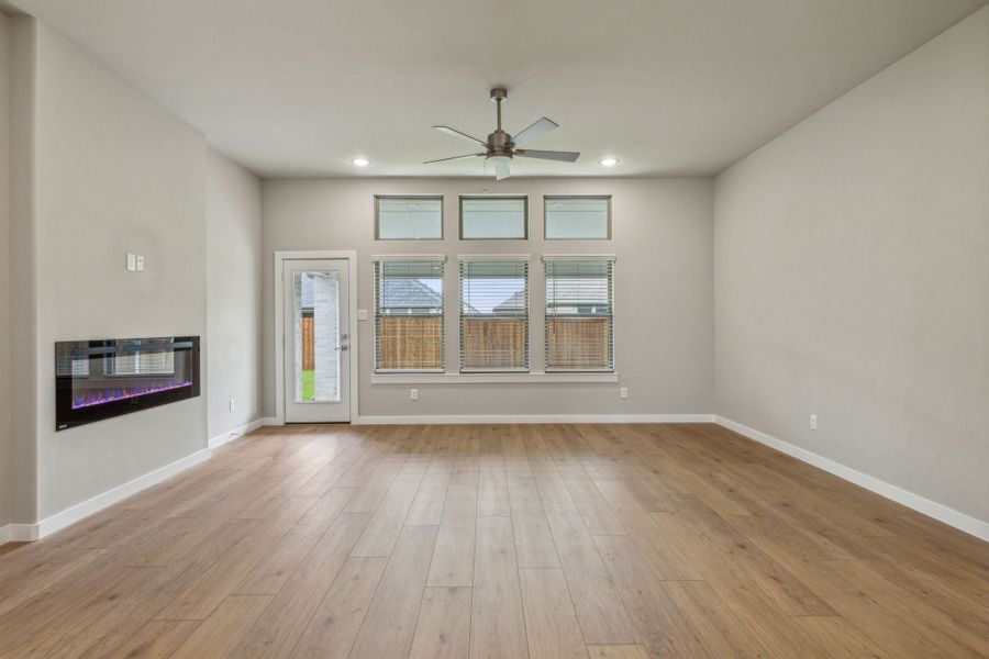 Living Room in the Daltrey home plan by Trophy Signature Homes – REPRESENTATIVE PHOTO