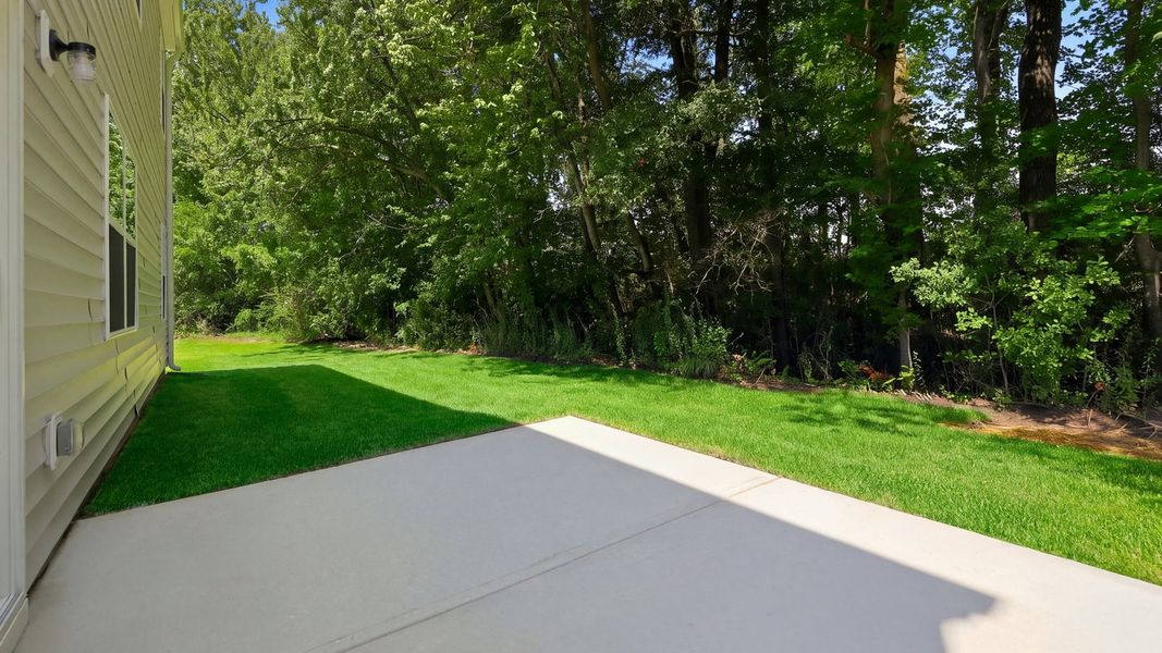 Exterior details and patio area of a home in Villa Grande, Winterville (Image 21).