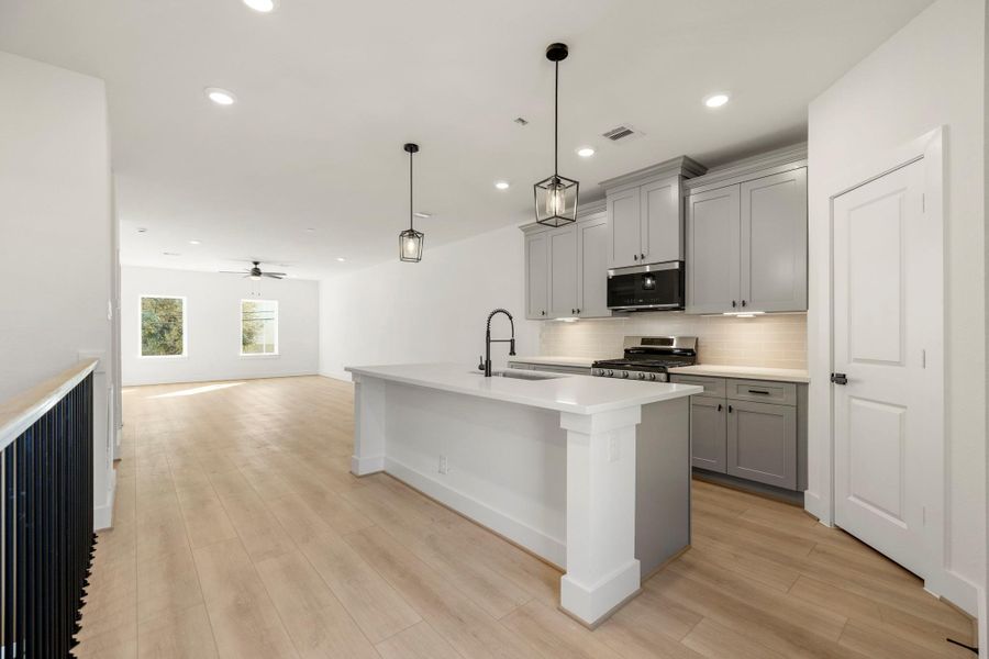 Furnished interior view inside a new home in , Houston (Image 14).