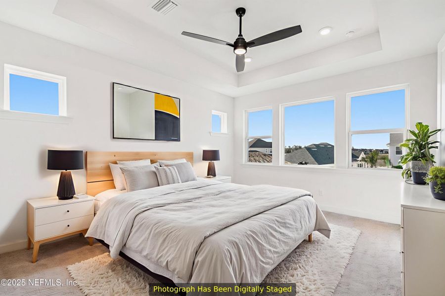 Furnished interior view inside a new home in Seven Pines 50' Rear Entry, Jacksonville (Image 11). Furnished interior view inside a new home in Seven Pines 50' Rear Entry, Jacksonville (Image 11).