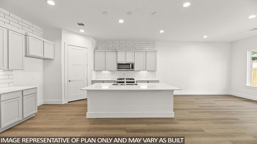 Representative furnished interior of a home built from the Tourmaline by D.R. Horton in Mill Creek Estates, Magnolia (Image 8).