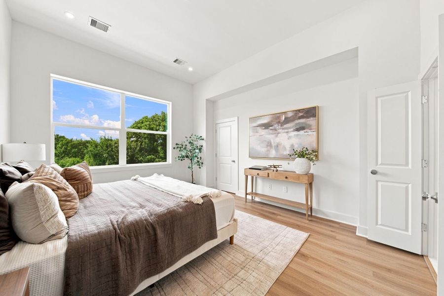 Furnished interior view inside a new home in Commons at West Tidwell, Houston (Image 25).