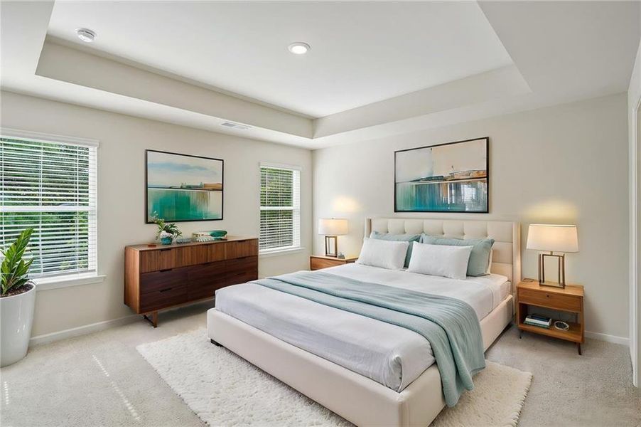 Furnished interior view inside a new home in Artisan Walk, Fairburn (Image 11). Furnished interior view inside a new home in Artisan Walk, Fairburn (Image 11).