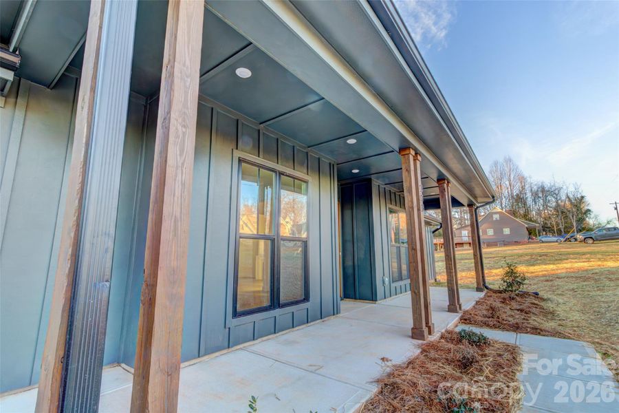 Exterior details and patio area of a home in , Cherryville (Image 4).