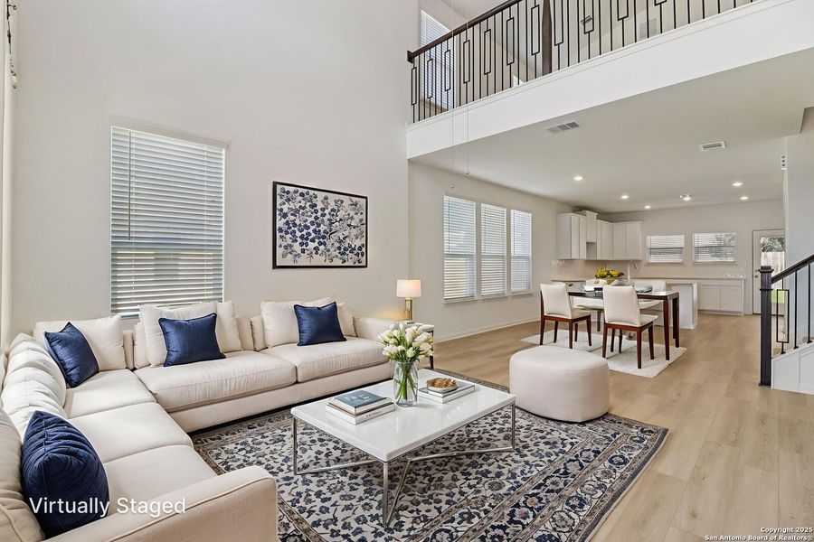 Furnished interior view inside a new home in Thomas Pond, San Antonio (Image 15). Furnished interior view inside a new home in Thomas Pond, San Antonio (Image 15).