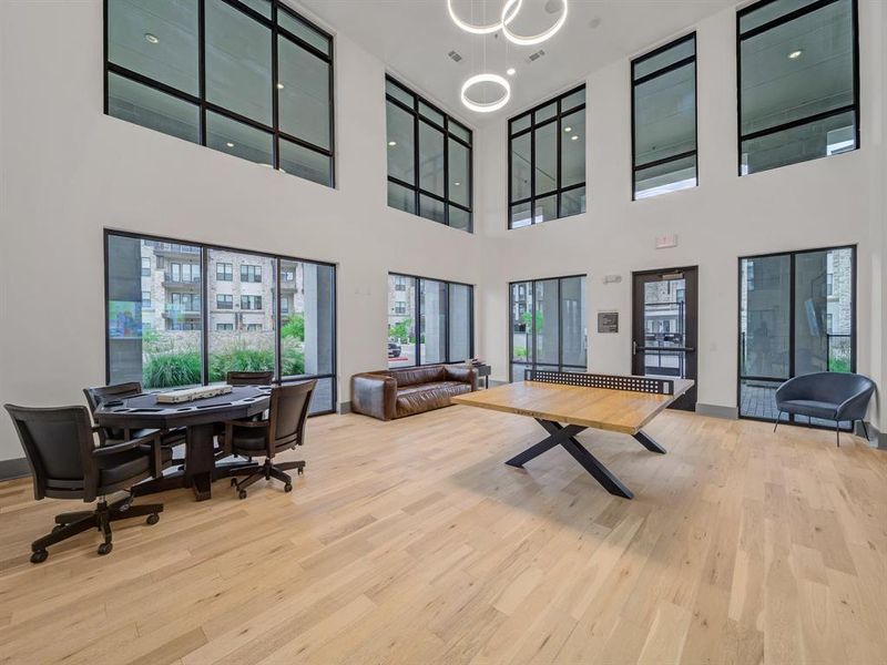 View of community lobby