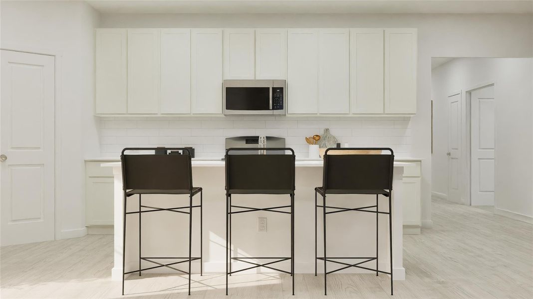 Furnished interior view inside a new home in , Hutto (Image 14).