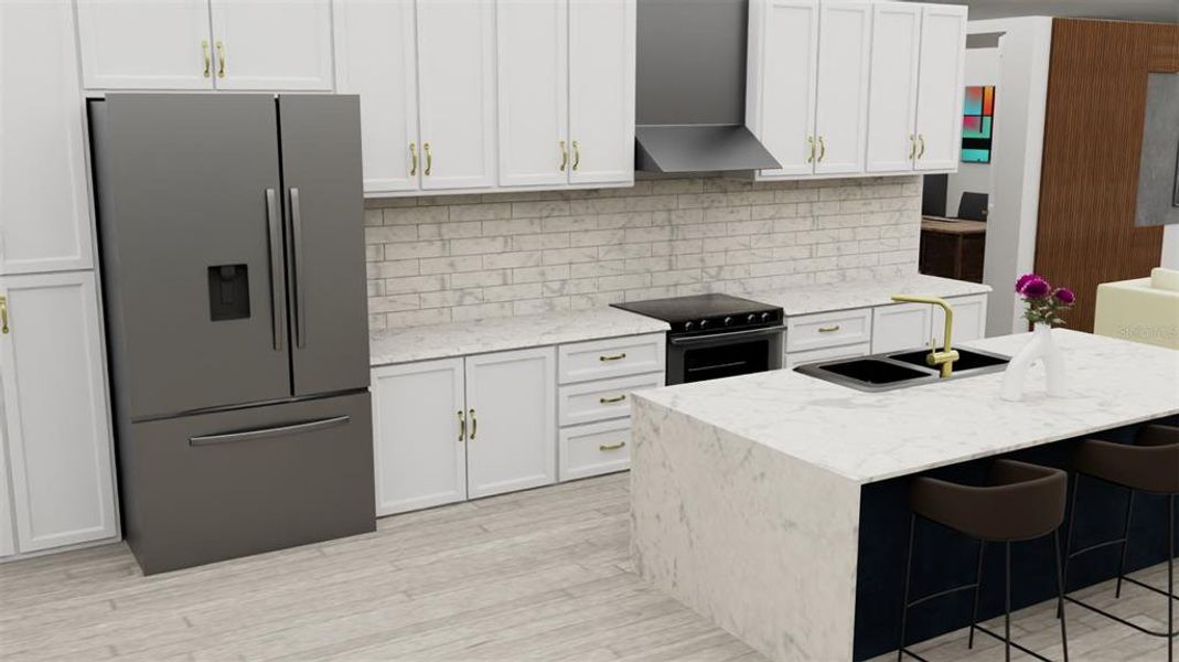 Furnished interior view inside a new home in , Ocala (Image 13).