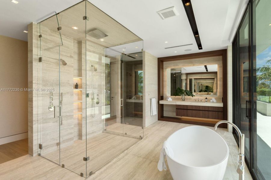 Furnished interior view inside a new home in , Miami Beach (Image 27). Furnished interior view inside a new home in , Miami Beach (Image 27).