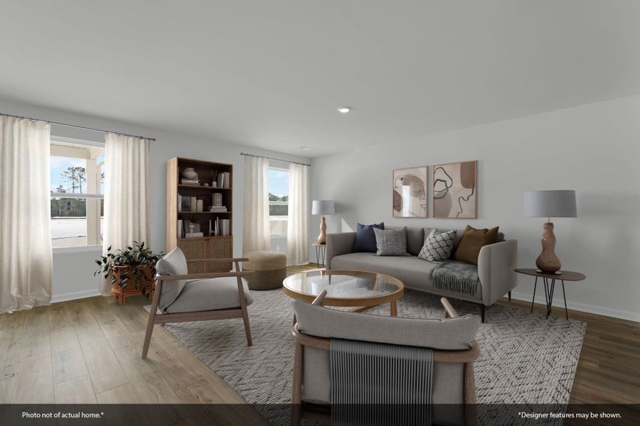 Furnished interior view inside a new home in Central Creek, Goose Creek (Image 5).