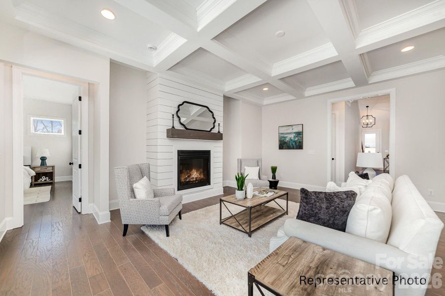 Furnished interior view inside a new home in , Statesville (Image 5).
