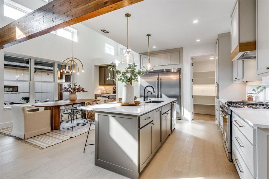 Furnished interior view inside a new home in , Dallas (Image 7).