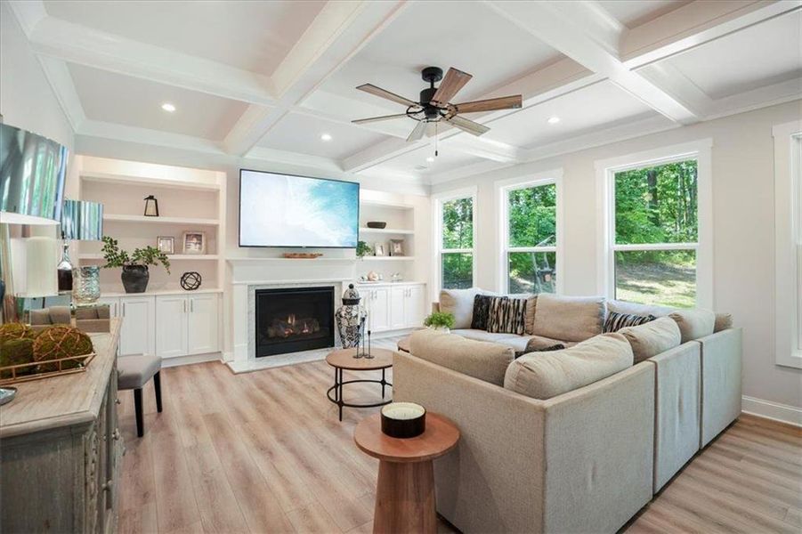 Furnished interior view inside a new home in , Acworth (Image 53).