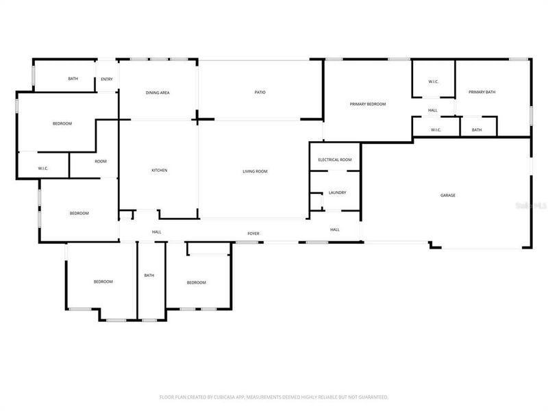 2D floor plan layout of this home in , Land O' Lakes, FL (Image 6).