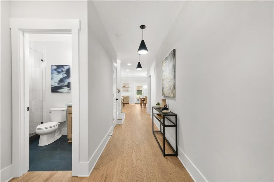 Furnished interior view inside a new home in , Atlanta (Image 43).