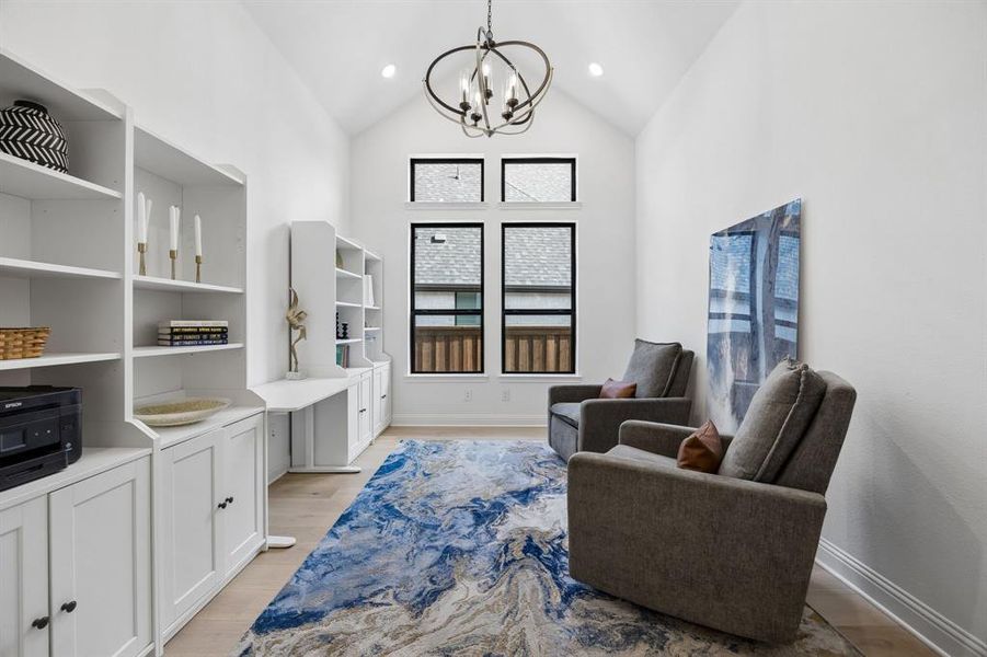 Furnished interior view inside a new home in , Fort Worth (Image 22).