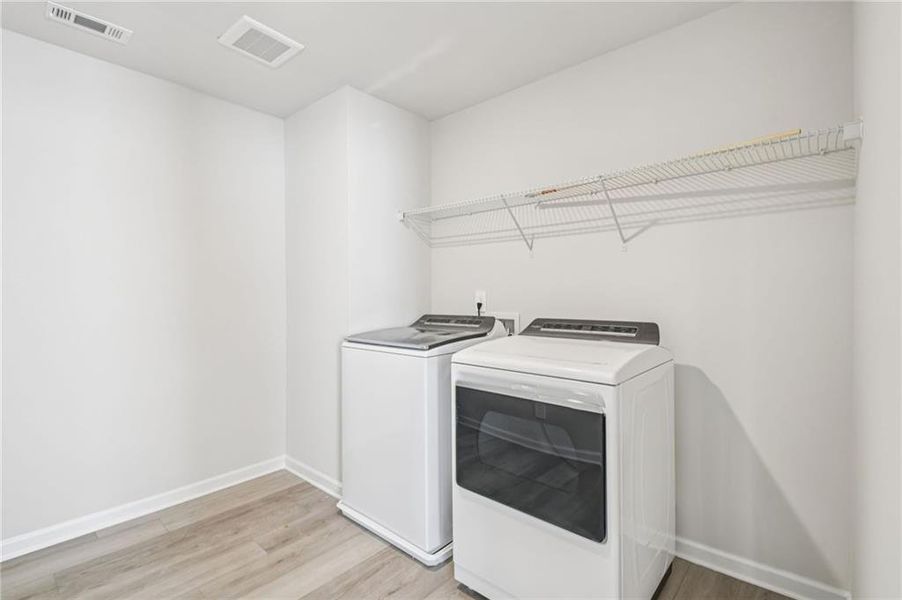 Close-up of interior finishes inside a home in Creekside at Oxford Park, Fairburn (Image 22).