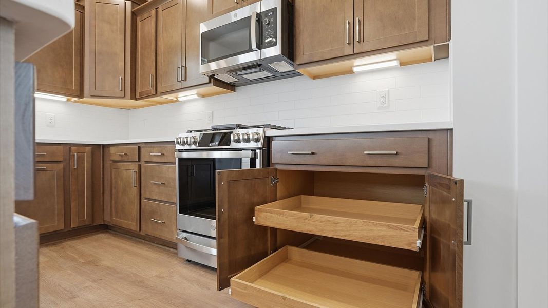 Furnished interior view inside a new home in Iris Meadows, Moore (Image 17).
