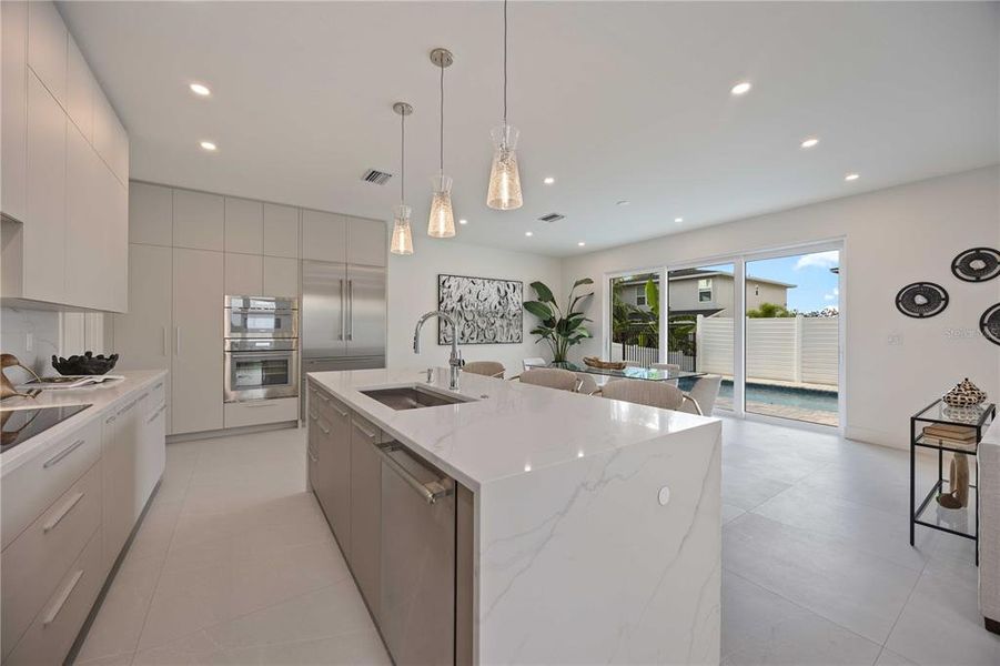 Furnished interior view inside a new home in , Sarasota (Image 54).