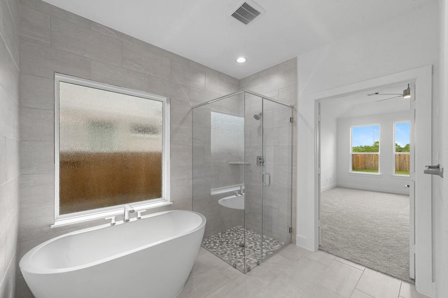 Furnished interior view inside a new home in Briarwood Crossing, Rosenberg (Image 8).