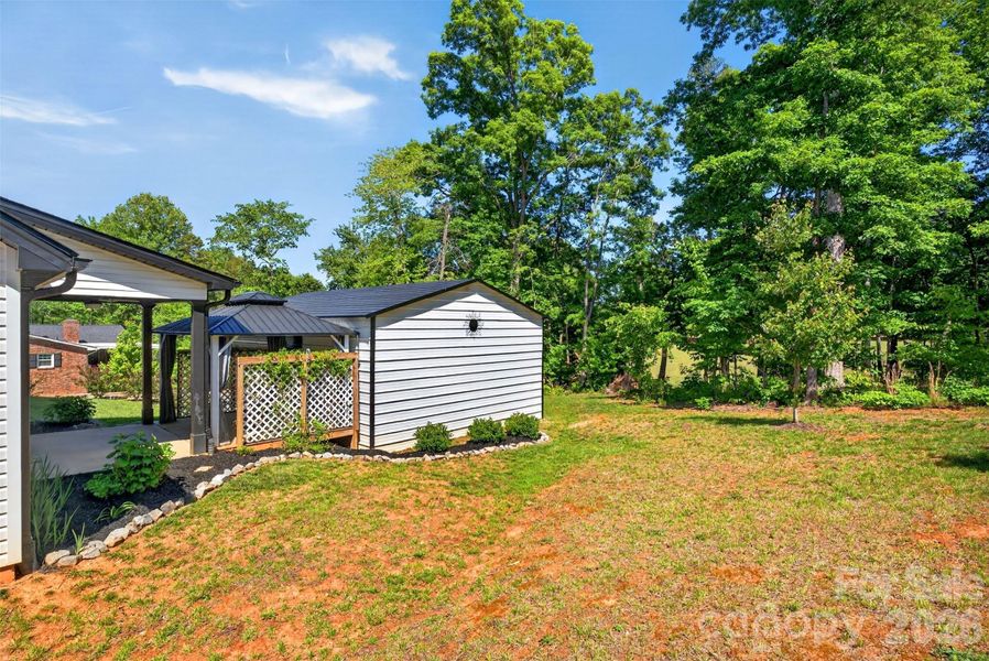 Exterior details and patio area of a home in , Cowpens (Image 34). Exterior details and patio area of a home in , Cowpens (Image 34).