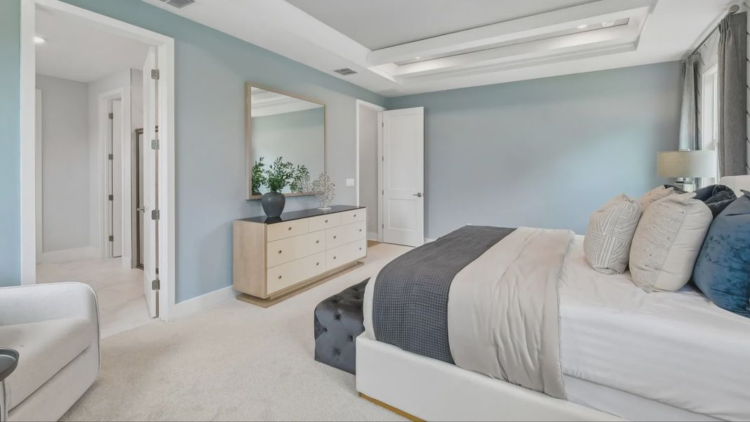 Furnished interior view inside a new home in Ardisia Park, New Smyrna Beach (Image 46).