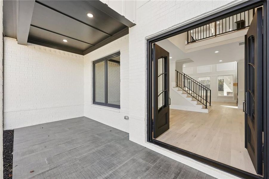 Exterior details and patio area of a home in , Dacula (Image 28).