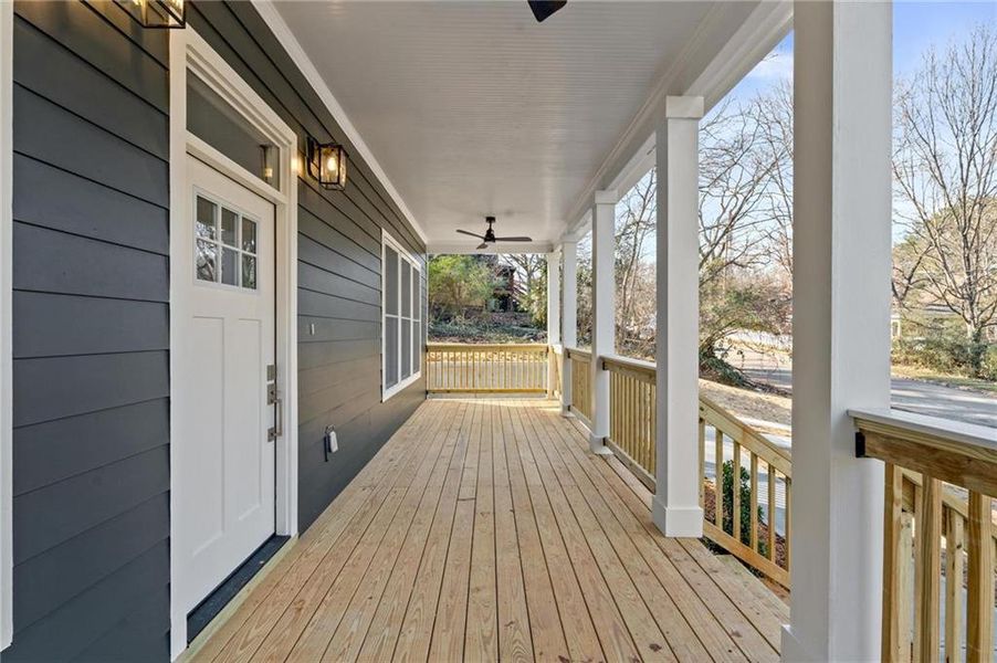 Exterior details and patio area of a home in , Atlanta (Image 27).