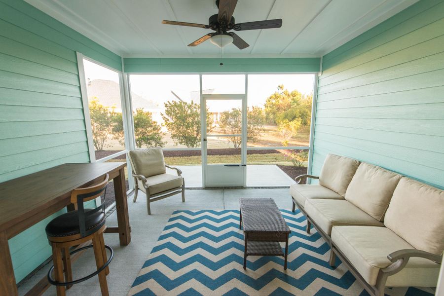 Representative furnished interior of a home built from the Marshall by Bill Clark Homes in Riverside Cove, Wilmington (Image 33).