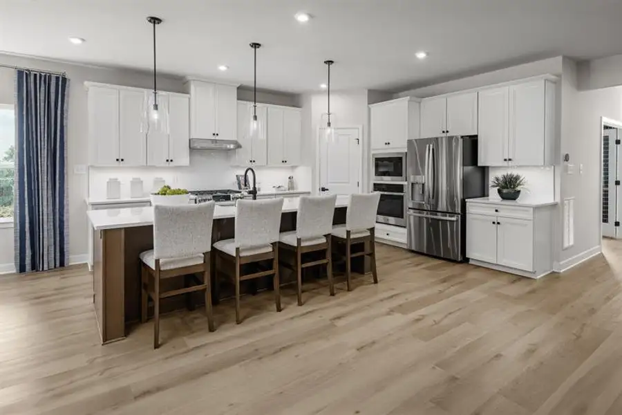 Representative furnished interior of a home built from the Lehigh by Ryan Homes in Derby Meadows, Pleasant View (Image 2).