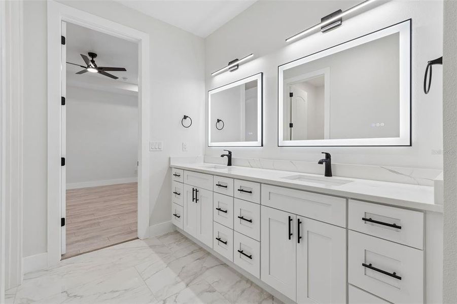 Furnished interior view inside a new home in , Tampa (Image 17).