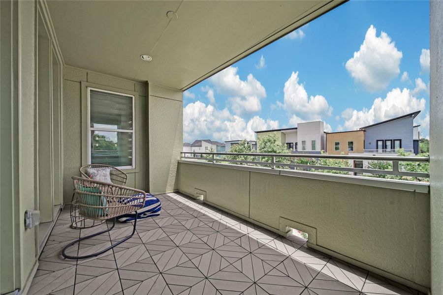 Exterior details and patio area of a home in , Houston (Image 26). Exterior details and patio area of a home in , Houston (Image 26).