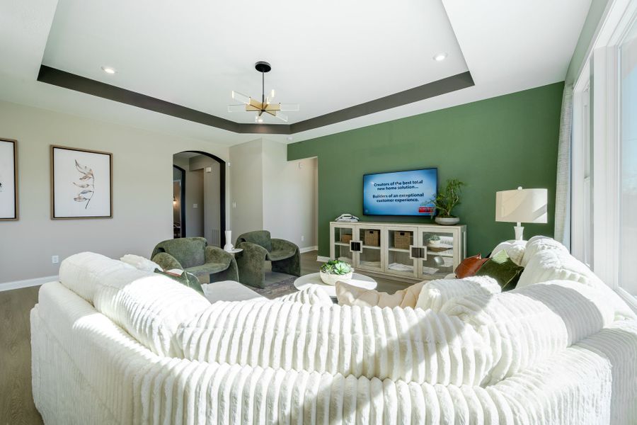 Representative furnished interior of a home built from the Magnolia by Fischer Homes in Vista Hills, Louisville (Image 11).
