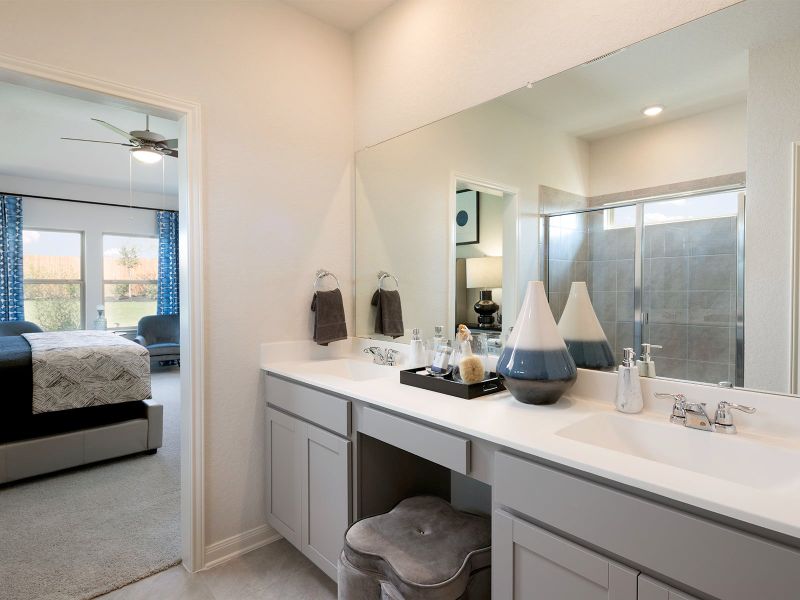 Pamper yourself in the luxurious primary bathroom.