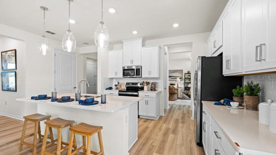 Furnished interior view inside a new home in Timber Ridge, Plant City (Image 8).