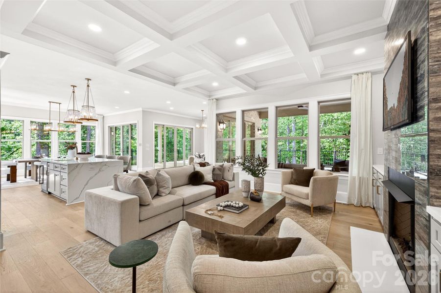 view of the great room