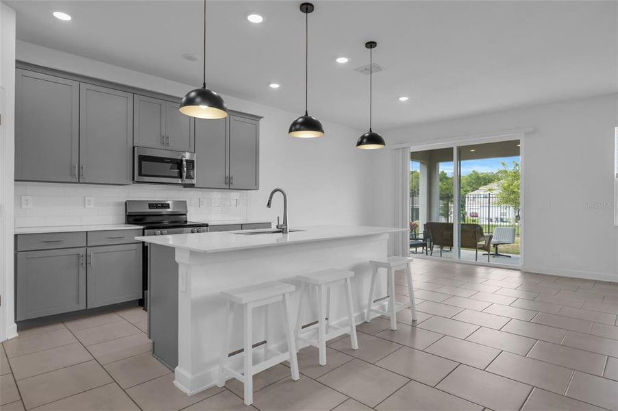 Furnished interior view inside a new home in Providence, Davenport (Image 26).