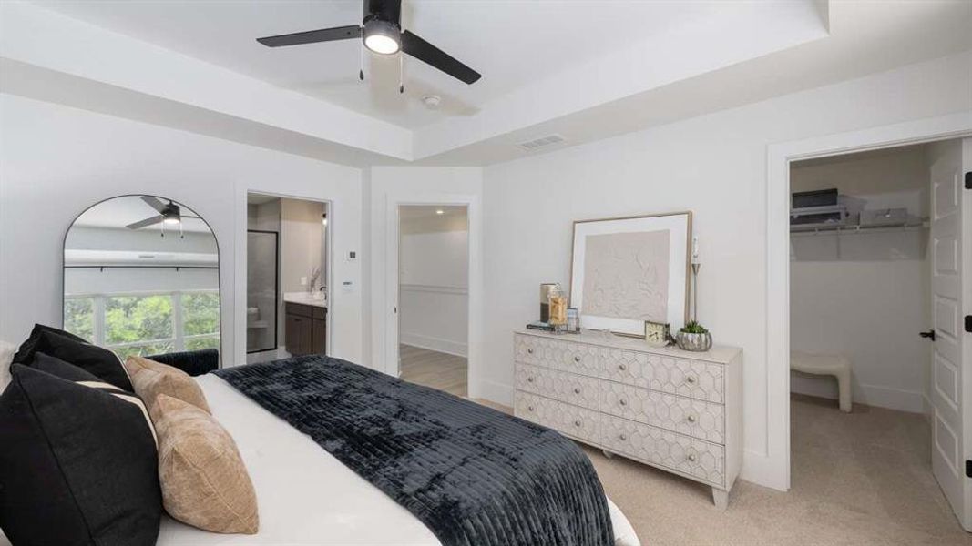 Furnished interior view inside a new home in Overlook at Peachtree Corners, Peachtree Corners (Image 16).