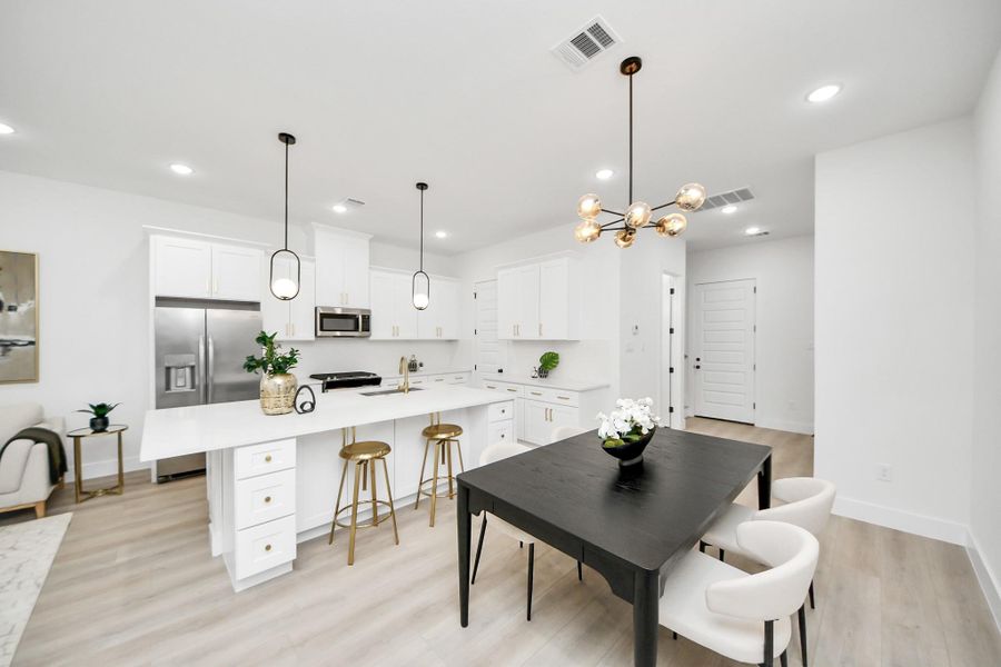 Spacious open concept layout. Spacious open concept layout.