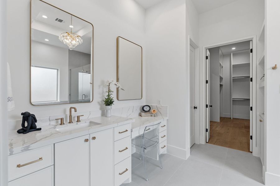 Furnished interior view inside a new home in , Houston (Image 19).