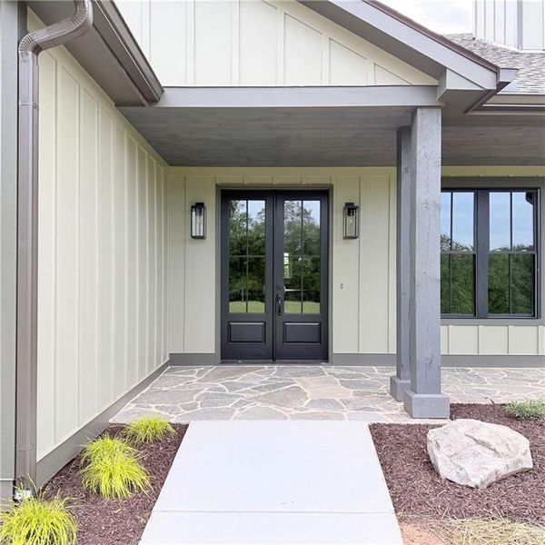 Exterior details and patio area of a home in , Morganton (Image 4).