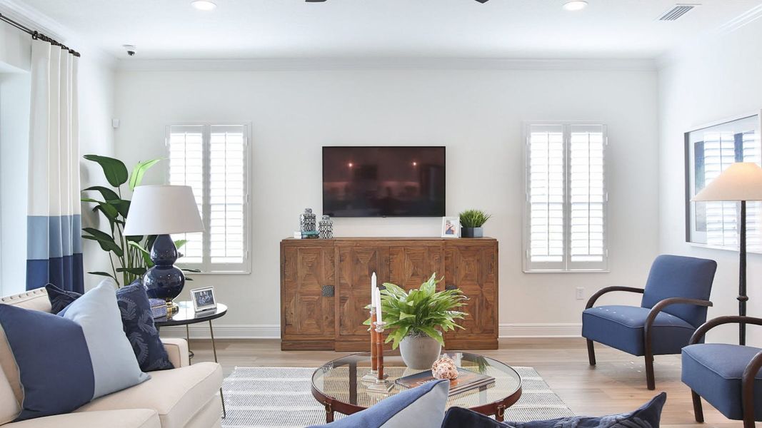 Furnished interior view inside a new home in Palm Grove, Lakewood Ranch (Image 64).