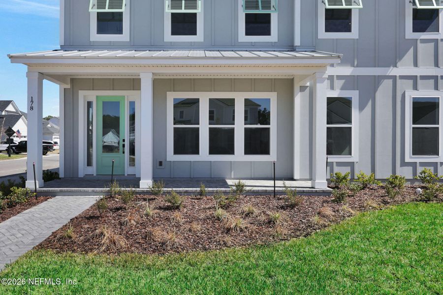 Exterior details and patio area of a home in Seabrook Village at Seabrook, Ponte Vedra (Image 3).