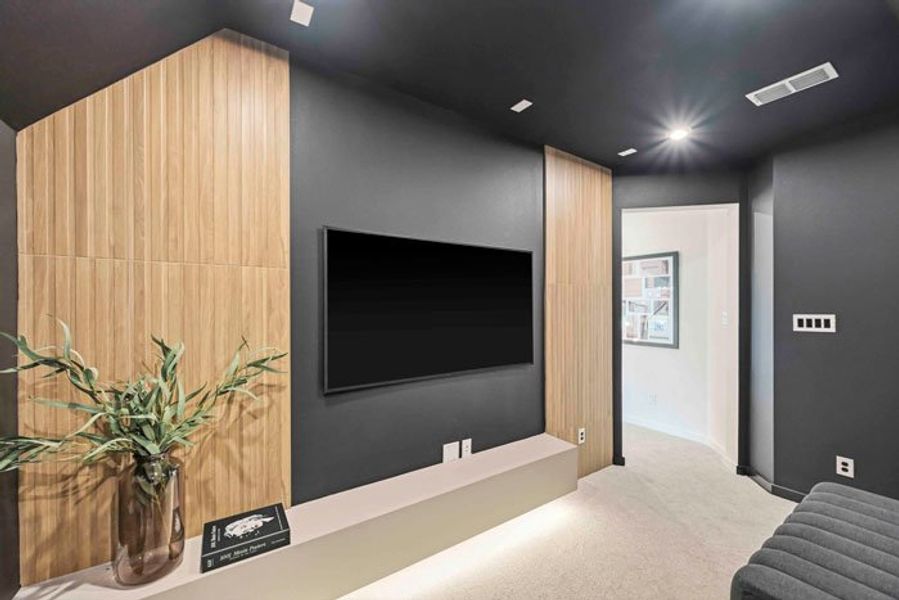 Furnished interior view inside a new home in Bridgeland 45', 50', 70', Cypress (Image 33).