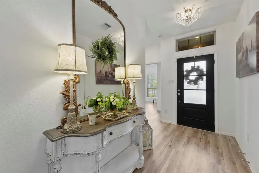 Furnished interior view inside a new home in Sterling Point at Baytown Crossings: Wildflower II Collection, Baytown (Image 9).