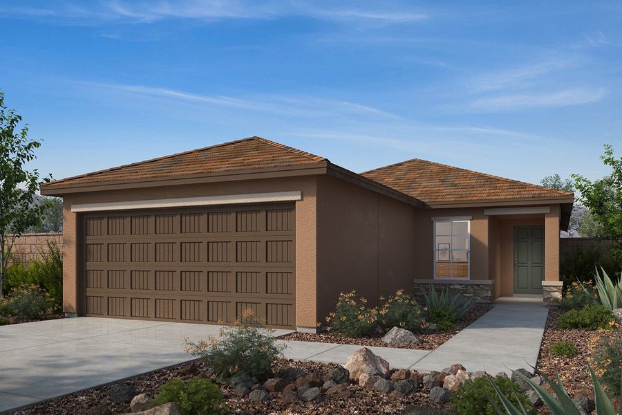 Exterior C with optional stone