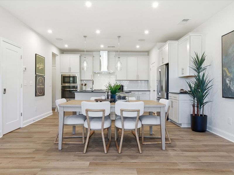 Furnished interior view inside a new home in Grahym at Southbridge, Fort Mill (Image 11).