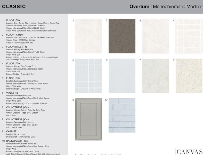 Design Selections