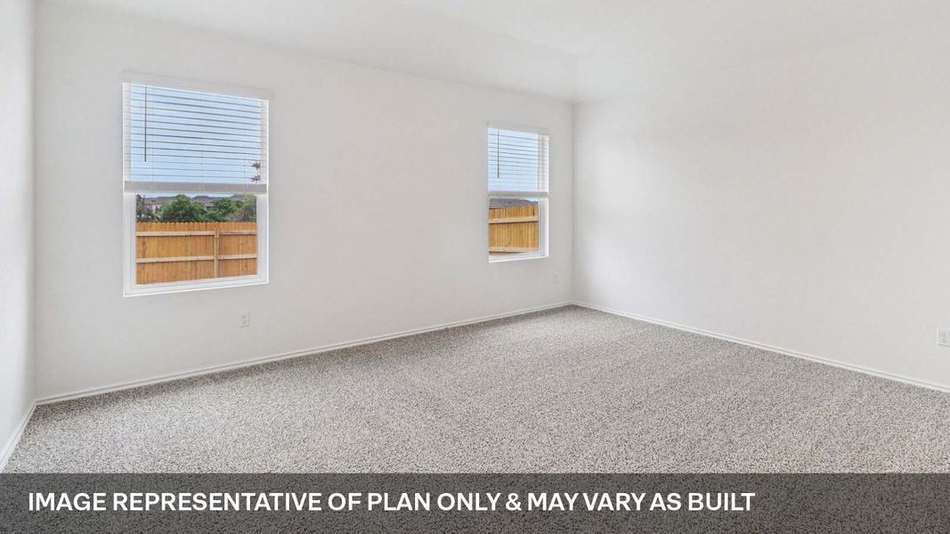 Representative unfurnished interior of a home built from the The Easton by D.R. Horton in Valverde, Bastrop (Image 15).